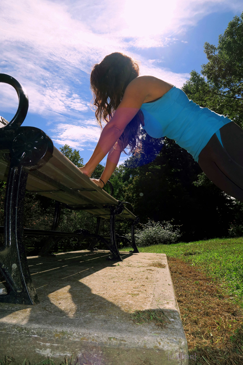 Krystelle Walking On The Boardwalk At The Bayonne Park